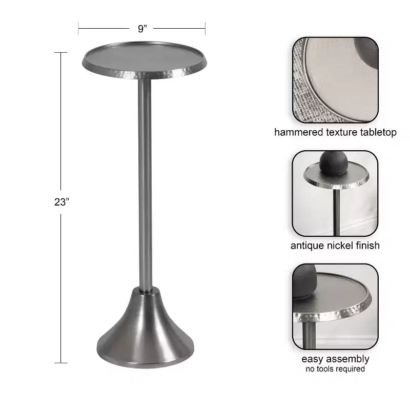 Table à Boire en Métal