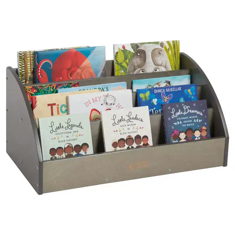 Présentoir à livres en bois pour tout-petits, Étagère à livres pour débutants