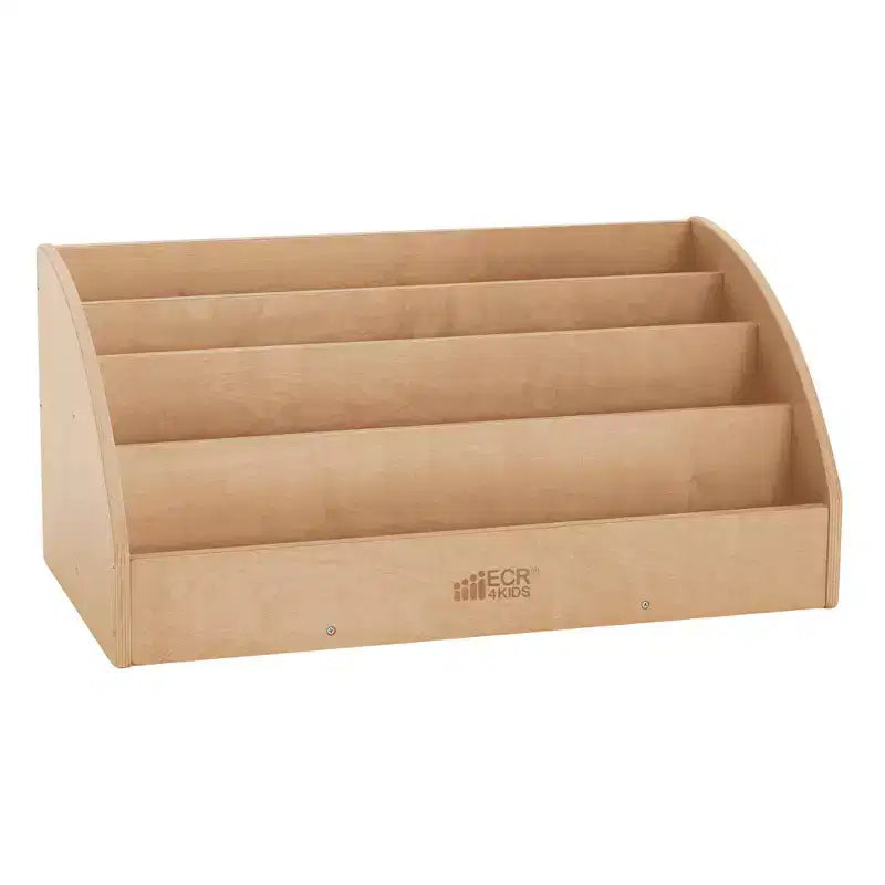 Présentoir à livres en bois pour tout-petits, Étagère à livres pour débutants