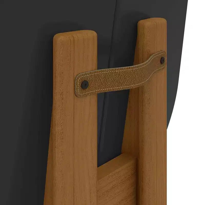 Chaise de salle à manger moderne du milieu du siècle avec pieds en bois massif
