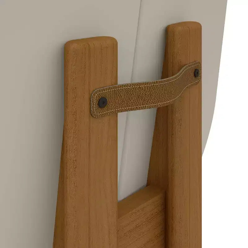 Chaise de salle à manger moderne du milieu du siècle avec pieds en bois massif