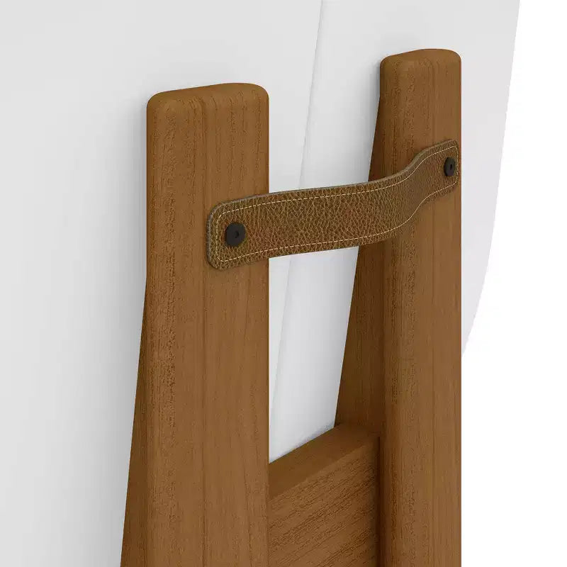 Chaise de salle à manger moderne du milieu du siècle avec pieds en bois massif
