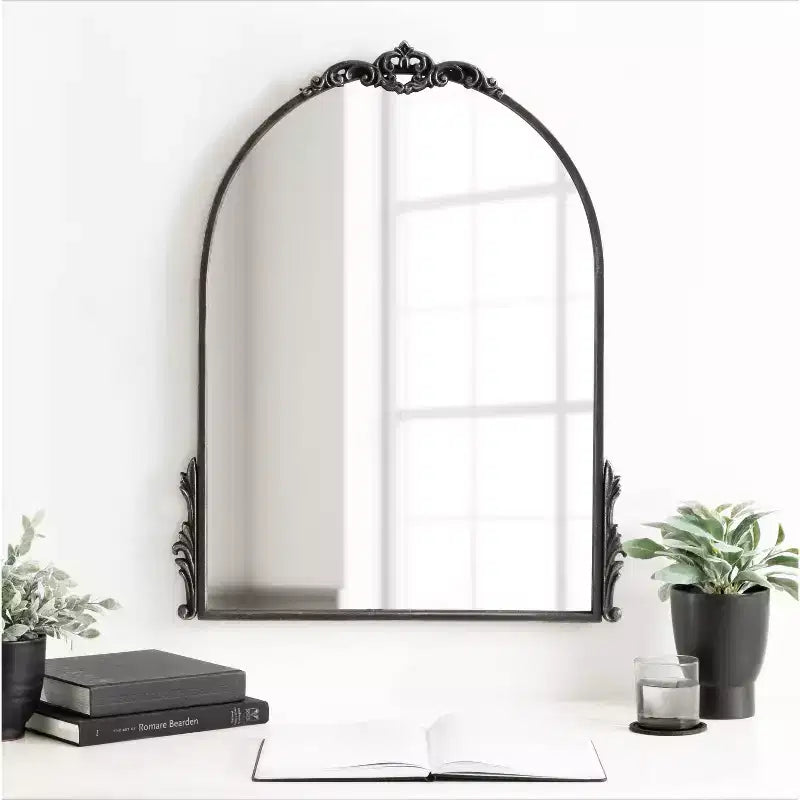 Miroir mural décoratif encadré