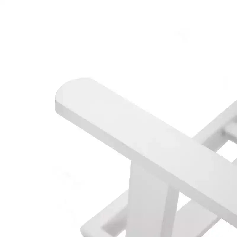 Fauteuils d'extérieur modernes - Lot de 2 chaises de patio en aluminium blanc antirouille avec accoudoirs larges et design résistant aux intempéries