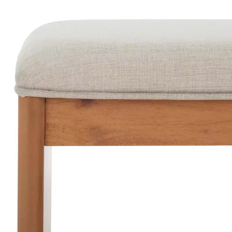 Banc à étagères ouvertes avec coussin