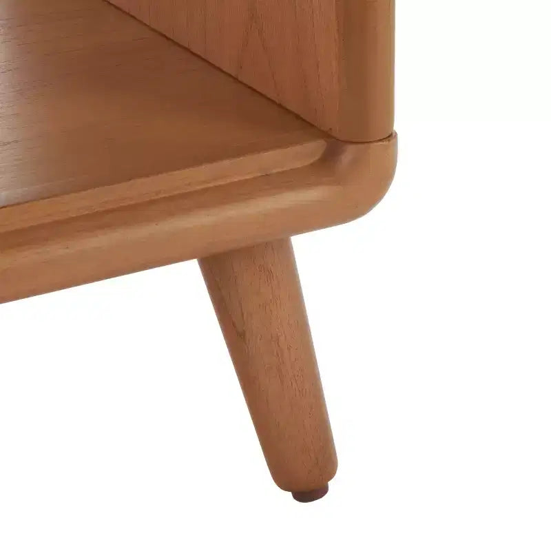 Banc à étagères ouvertes avec coussin