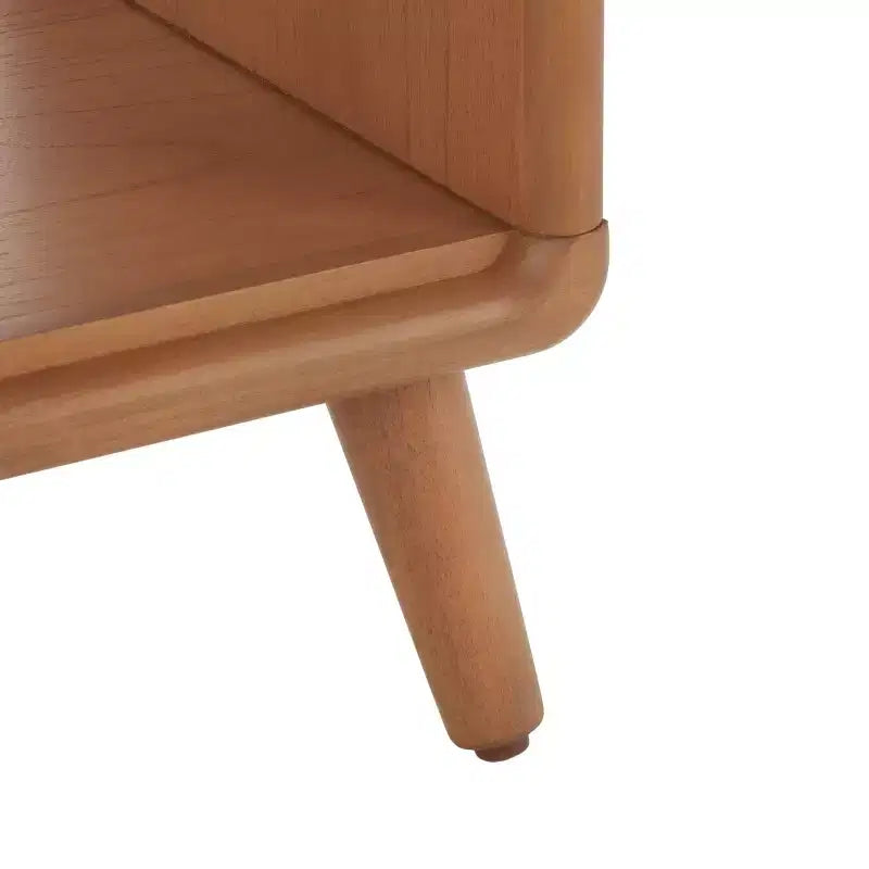 Banc à étagères ouvertes avec coussin