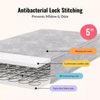 5 matelas standard pour lit de bébé et lit d'enfant